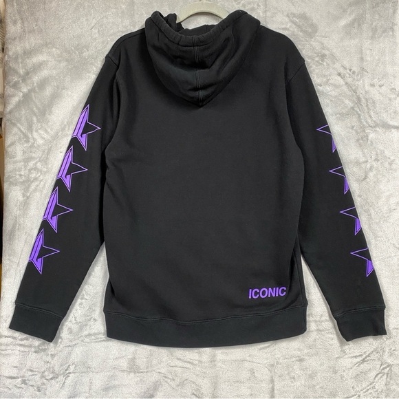 Jeffree Star Fashion Hoodie Unisex Size Medium Black Purple "5 Year Anniversary" - Picture 4 of 7